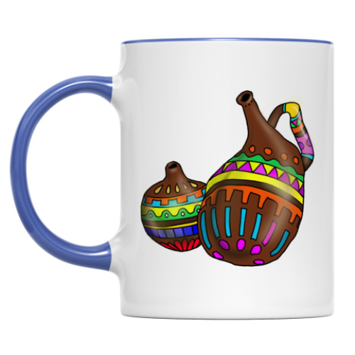 Кружка с принтом Африканские мотивы