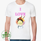 Мужская футболка органик