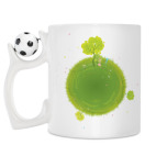 Кружка с футбольным мячиком