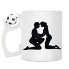 Кружка с футбольным мячиком