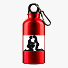 Металлическая бутылка 400 мл UV-DTF