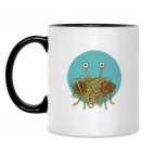 Кружка двухцветная