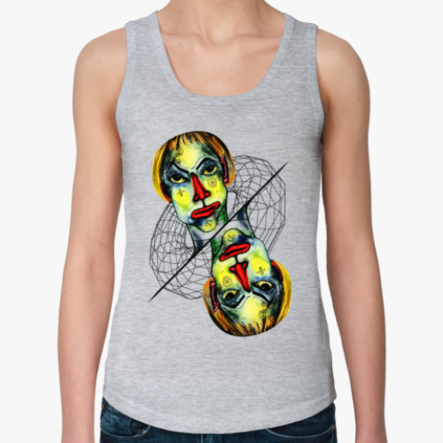 Женская майка с принтом Че вылупился?