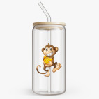 Банка с бамбуковой крышкой