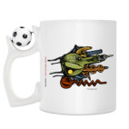 Кружка с футбольным мячиком