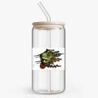 Банка с бамбуковой крышкой