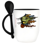 Кружка с ложкой