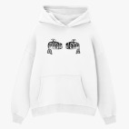 Толстовка худи оверсайз