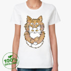 Женская футболка органик