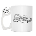 Кружка с футбольным мячиком