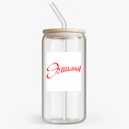 Банка с бамбуковой крышкой