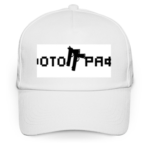 Кепка бейсболка с принтом Фотограф