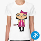 Женская спортивная футболка