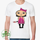 Мужская футболка органик