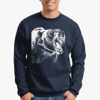 Звериный оскал, пасть медведя, хищник