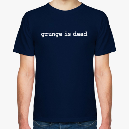 Футболка с принтом NIRVANA grunge is dead