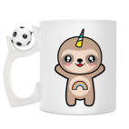 Кружка с футбольным мячиком