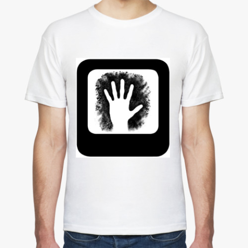 Футболка с принтом тв