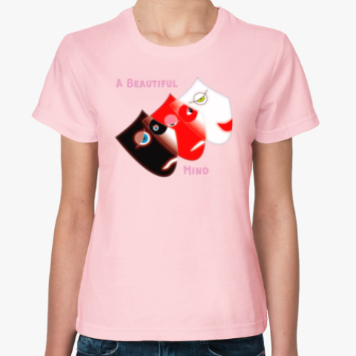Женская футболка с принтом Игры разума