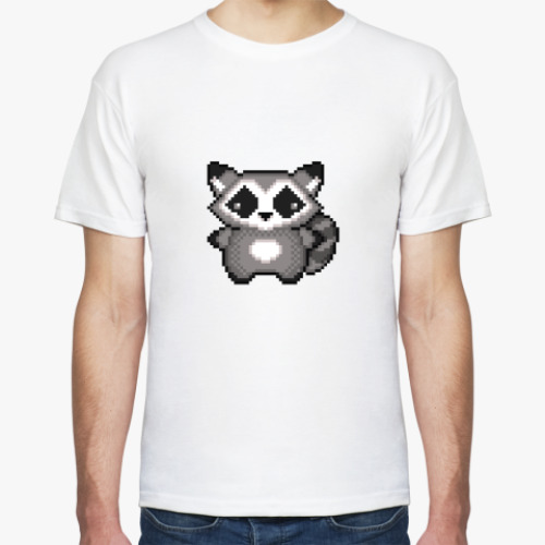 Футболка с принтом  Racoon BIT!