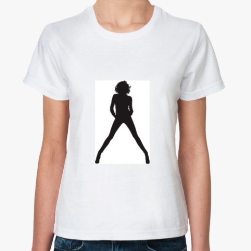 Классическая футболка с принтом PrettyGirls