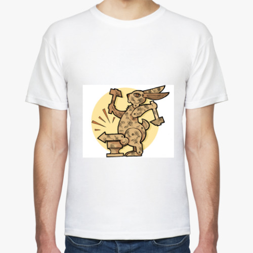 Футболка с принтом Заяц