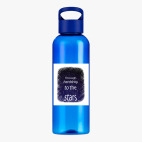 Прозрачная спортивная бутылка