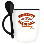 Кружка с ложкой