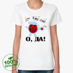 Женская футболка органик