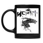 Кружка цветная UV-DTF