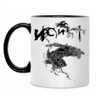 Кружка двухцветная