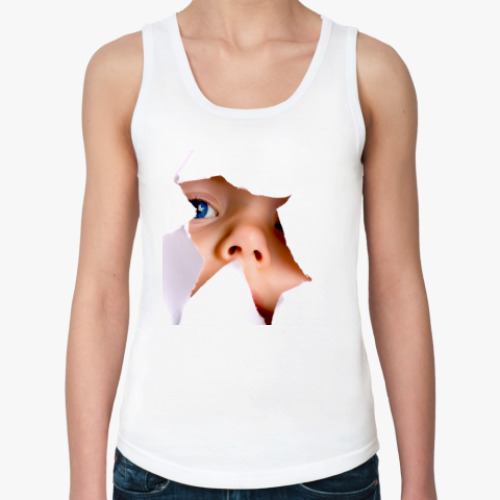 Женская майка с принтом Pups