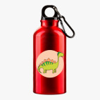 Металлическая бутылка 400 мл UV-DTF