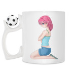 Кружка с футбольным мячиком