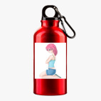 Металлическая бутылка 400 мл UV-DTF