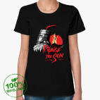 Женская футболка органик