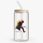 Банка с бамбуковой крышкой