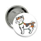 Значок 58 мм Кот-котофеич