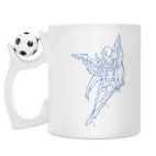 Кружка с футбольным мячиком