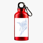 Металлическая бутылка 400 мл UV-DTF