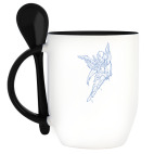 Кружка с ложкой