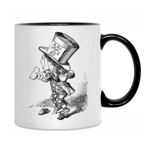 Кружка с принтом Шляпник