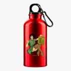 Металлическая бутылка 400 мл UV-DTF