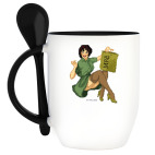 Кружка с ложкой