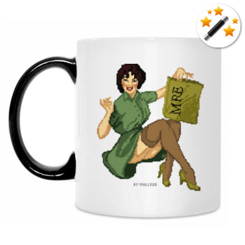 Кружка-хамелеон с принтом Do eat!