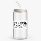 Банка с бамбуковой крышкой