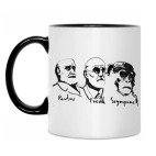 Кружка двухцветная