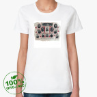 Женская футболка органик