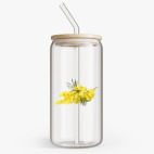 Банка с бамбуковой крышкой