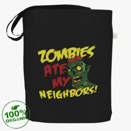 Сумка шоппер с принтом Зомби в Европе